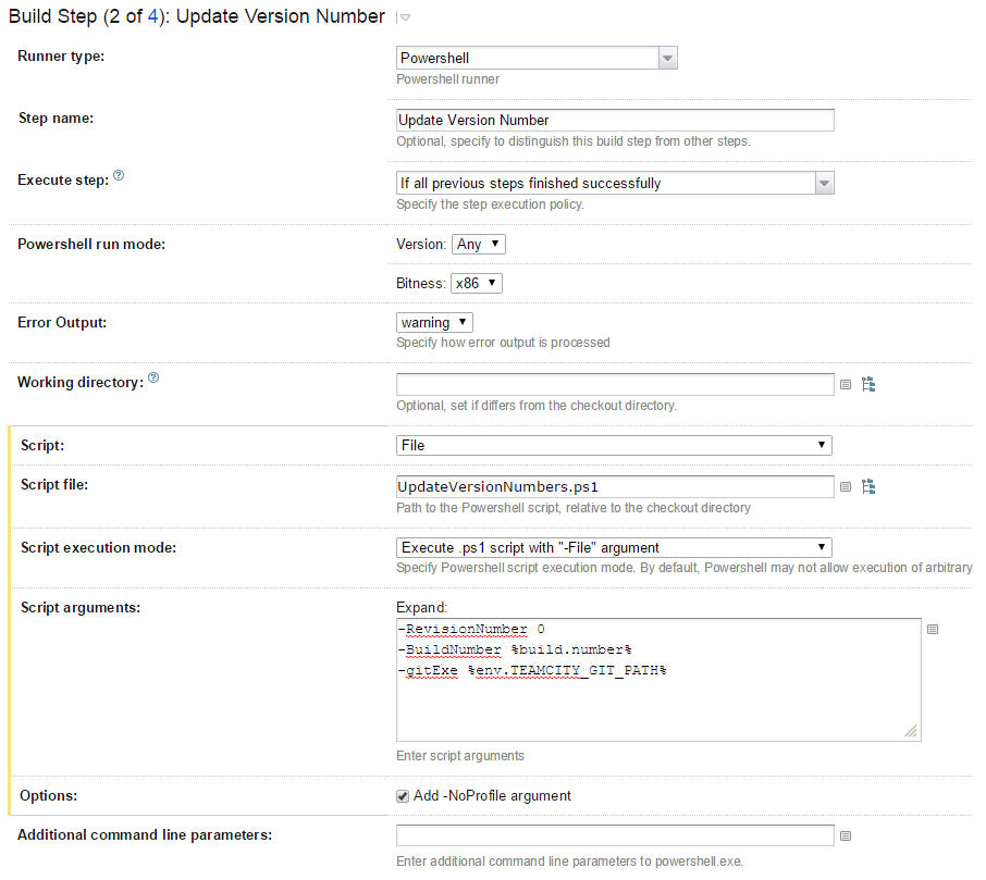 Update Version Number - Git Update Version Number - Git